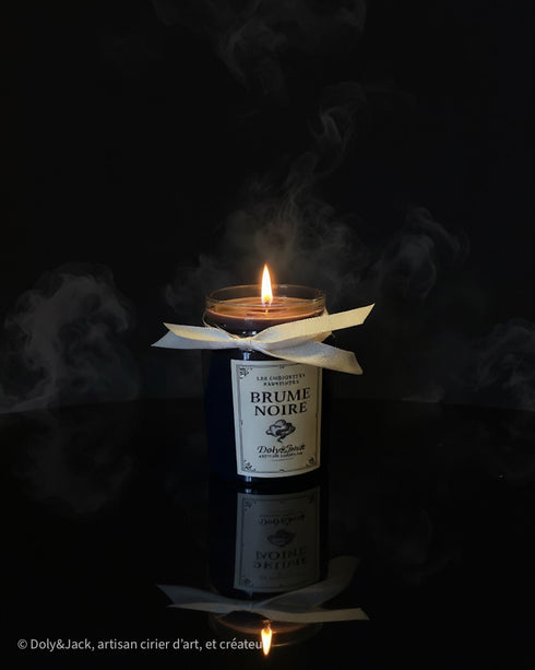 Bougie "Brume Noire" - Les Curiosités Parfumées